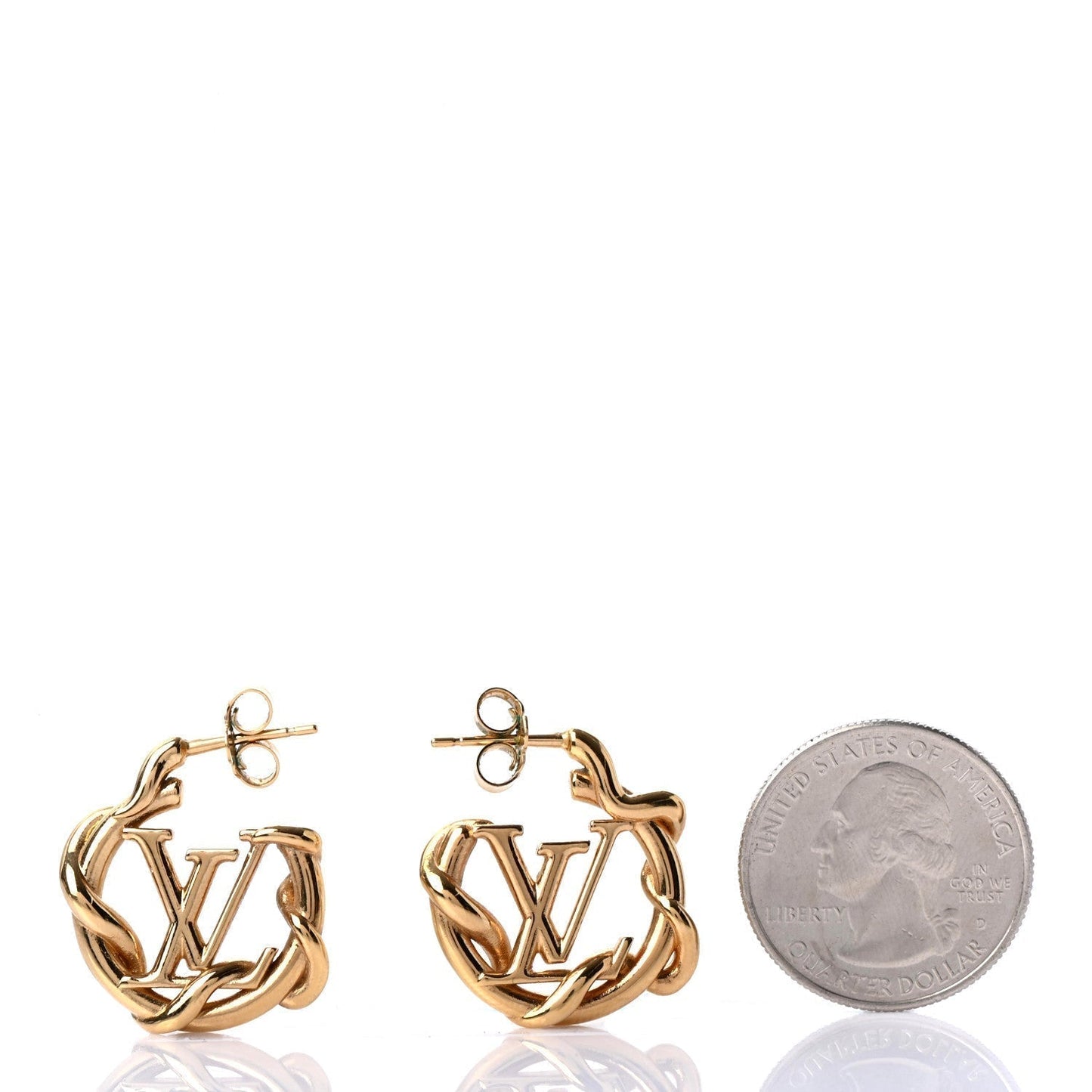 18K Louis Garden Louise Hoop Earrings