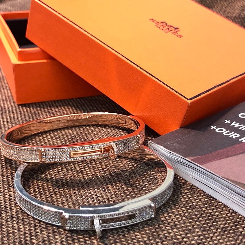 18K Rose Gold Kelly Diamonds H Bracelet