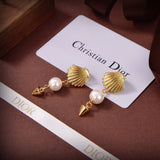 18K CD Sea Garden Earrings