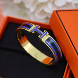 18K Clic H Purple Bracelet