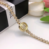 18K Diamonds CC Bracelet