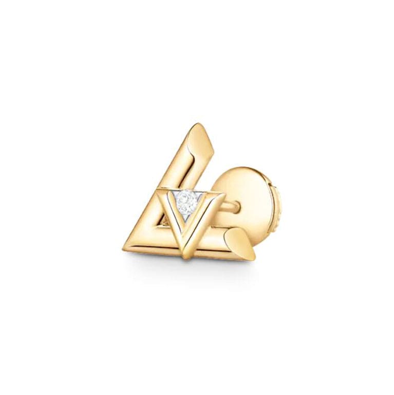 18K Louis Volt One Earrings