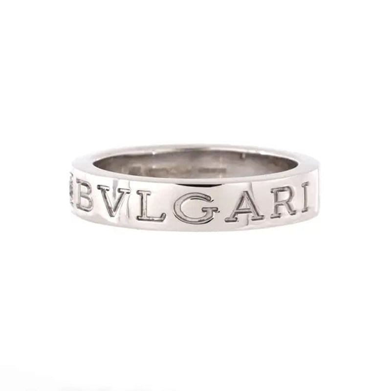18K White Gold BV Diamond Ring