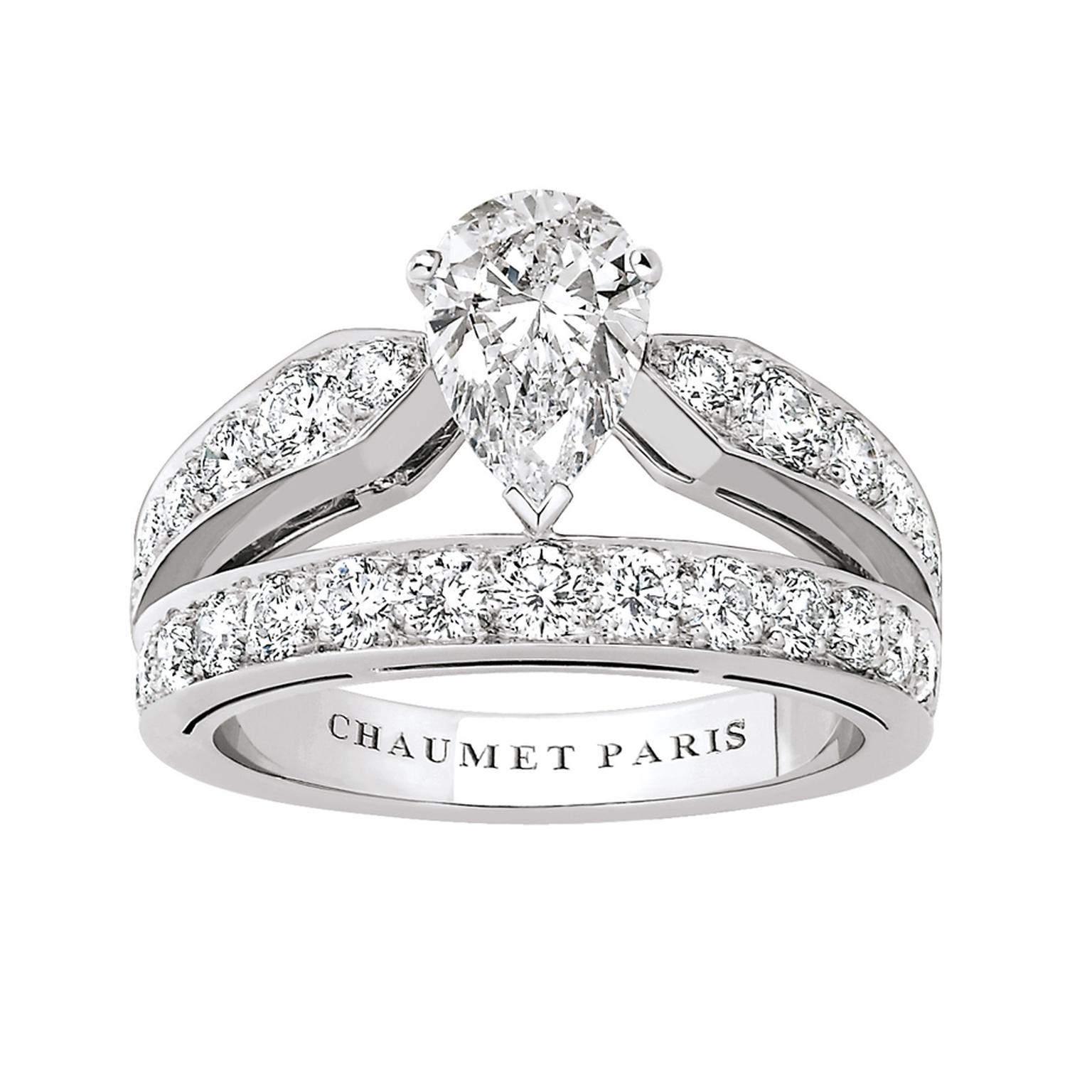 18K Jos¡§|phine Engagement Ring