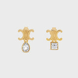 18K CE Triomphe Twinkle Gold Earrings