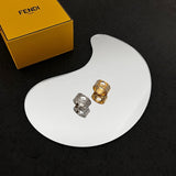 18K F Is Wide Ring