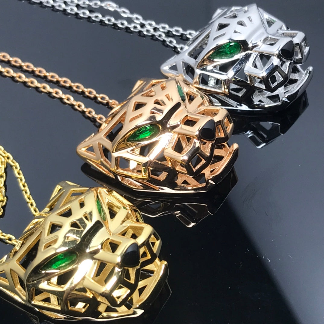 18K Panth¡§¡§re De Necklace