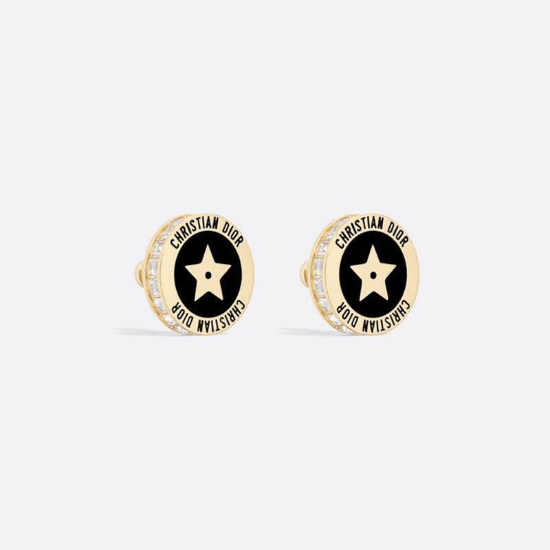18K CD Night Code Earrings