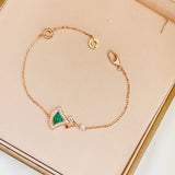 18K Divas' Dream Malachite Bracelet