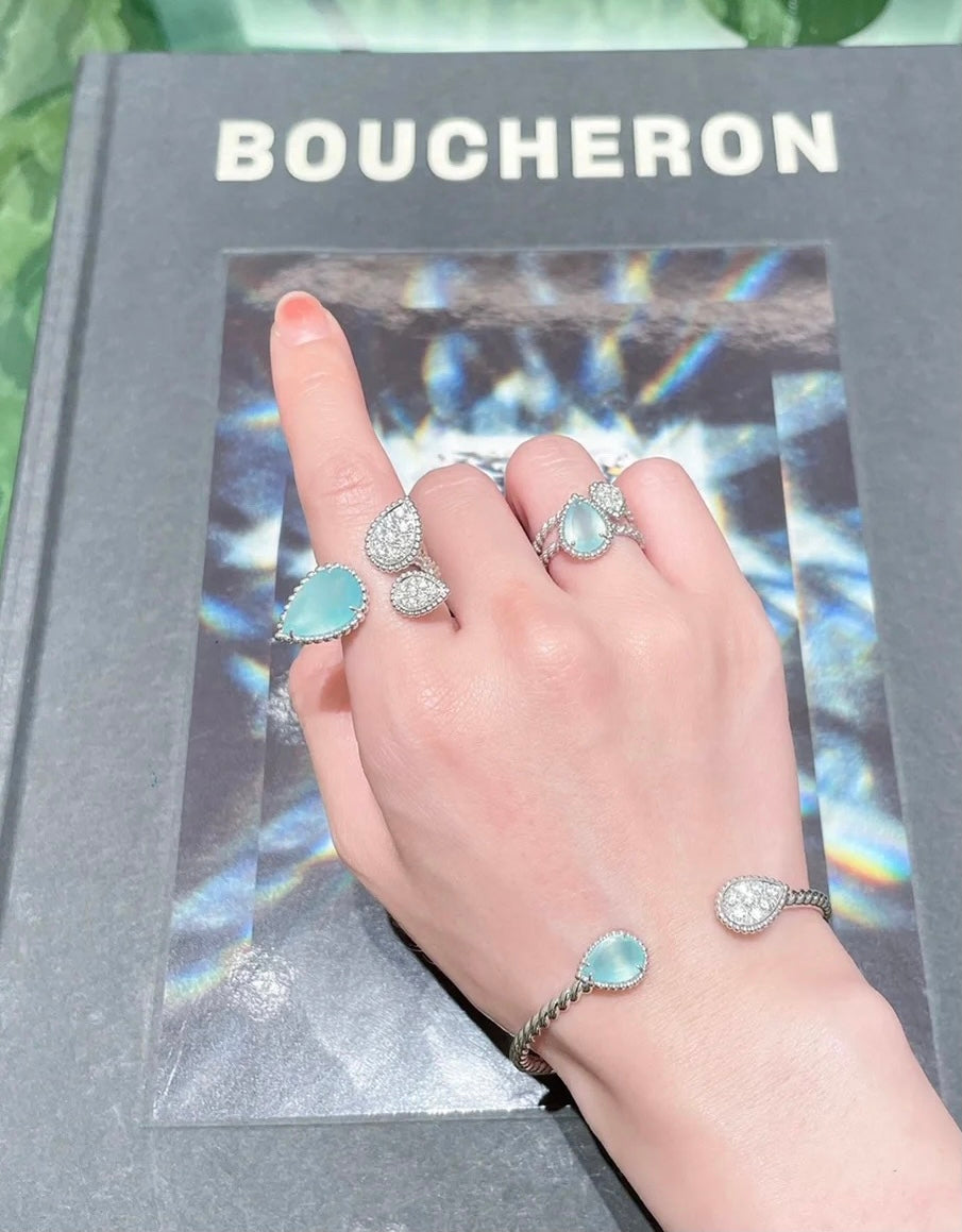 18K Serpent Boh¡§¡§me Diamonds Ring
