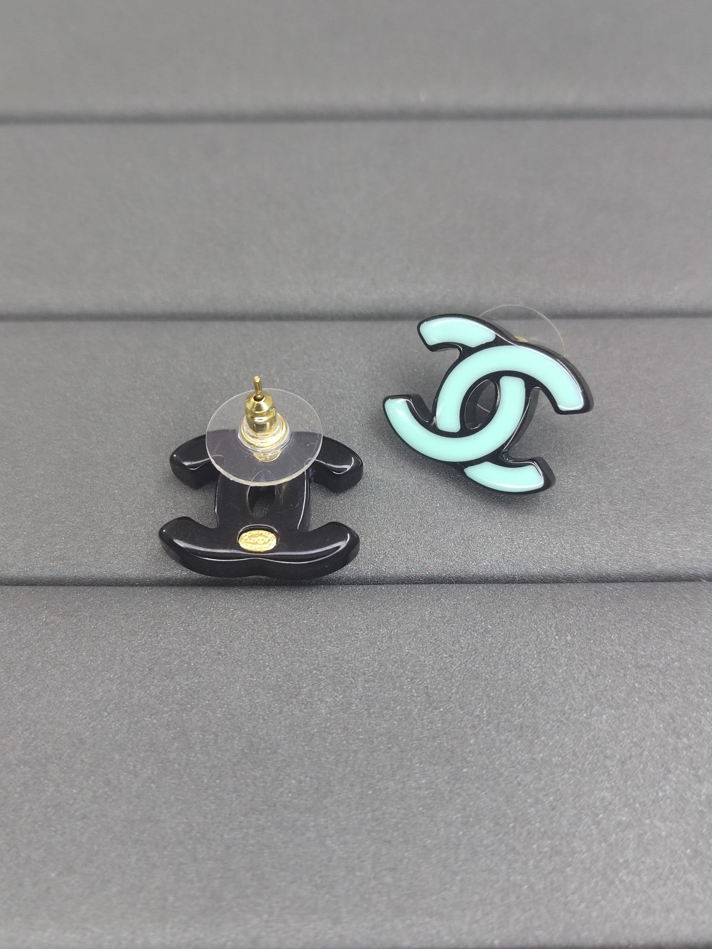 18K Classic Blue CC Earrings