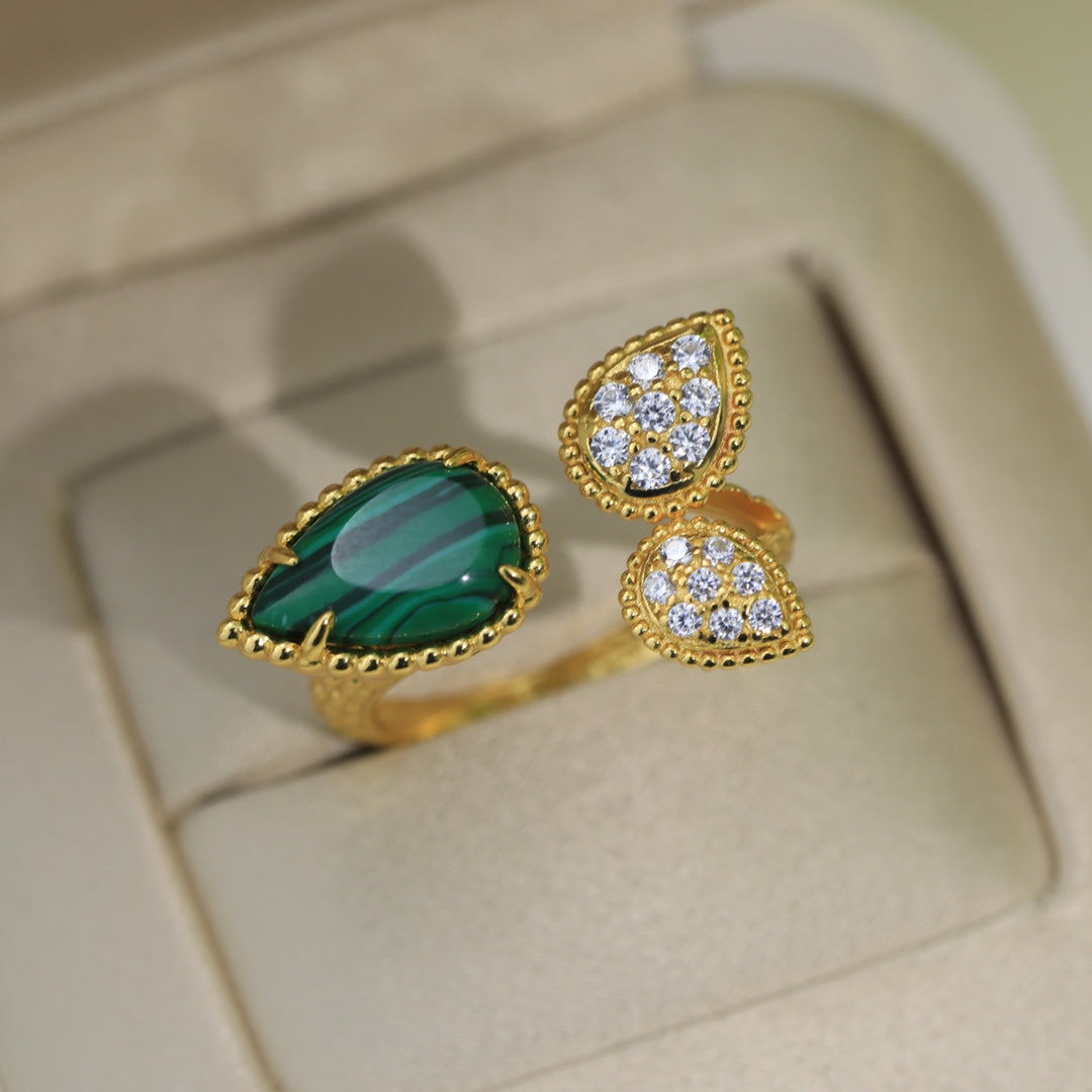 18K Serpent Boh¡§¡§me Diamonds Ring