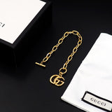 18K GG Interlocking G Gold Bracelet