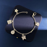 18K GG Letter Bracelet