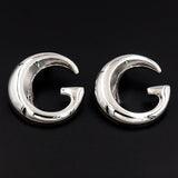 18K GG Large Gold Earrings