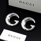 18K GG Large Gold Earrings
