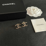 18K CC Vintage Gold Earrings