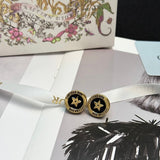 18K CD Night Code Earrings