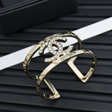 18K CC 2025 Strass Cuff Bracelet