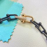 18K T HardWear Titanium Link Necklaces