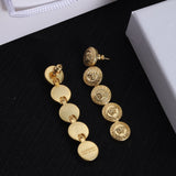 18K Long Earrings