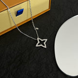 18K Louis Blossom Pendant Necklace