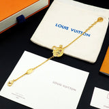 18K Louis Vintage Lock Gold Bracelet