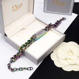18K CD Couture Chain Link Bracelet